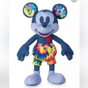 GIFTED Peace & Love Disney Mickey Mouse Limited Edition Collectible Stuffy